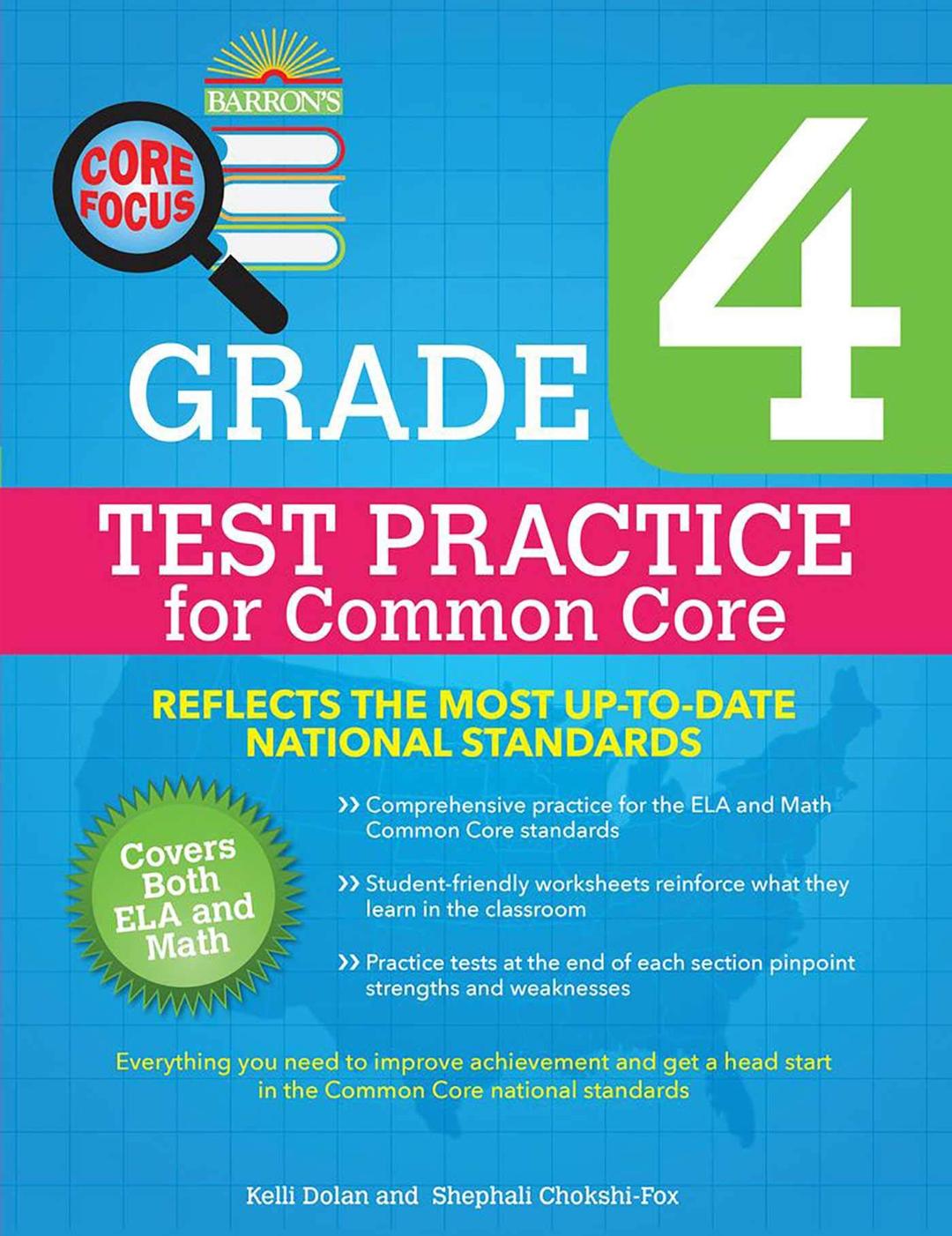 Core Focus Grade 4: Test Practice for Common Core (Barron's Test Prep)