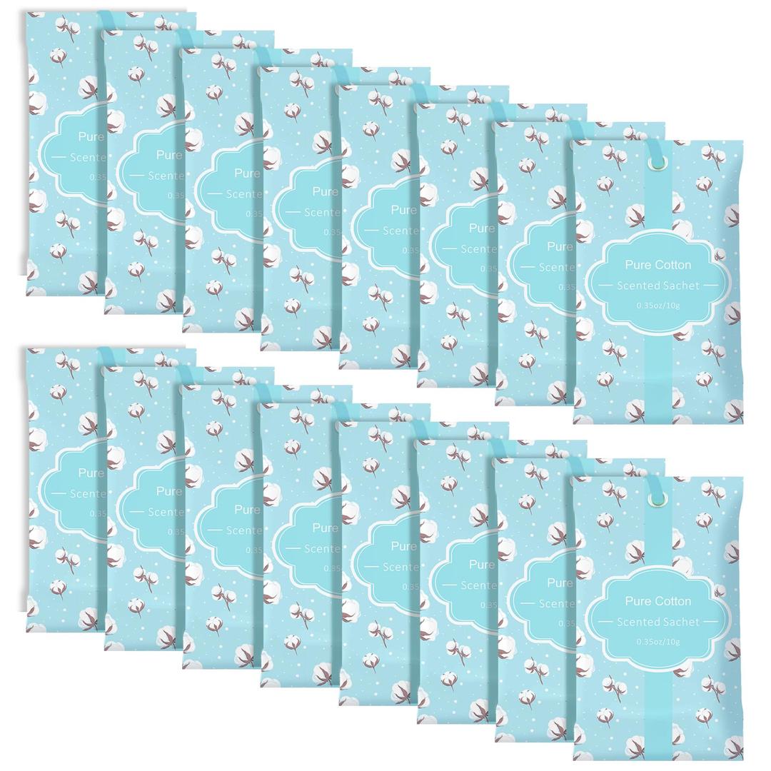 Sachets for Drawers and Closets, Cotton Scented Sachets for Home Drawers and Closets, 14 Pack Sachets Bags Home Fragrance Sachet