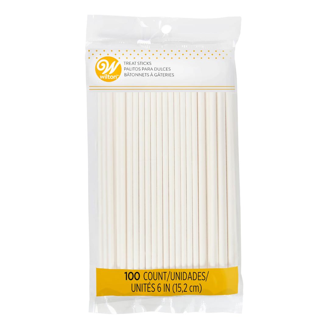 Wilton White 6-Inch Lollipop Sticks, Cake Pop Sticks, 100-Count Currenlty #1 item for "lollipop sticks" search