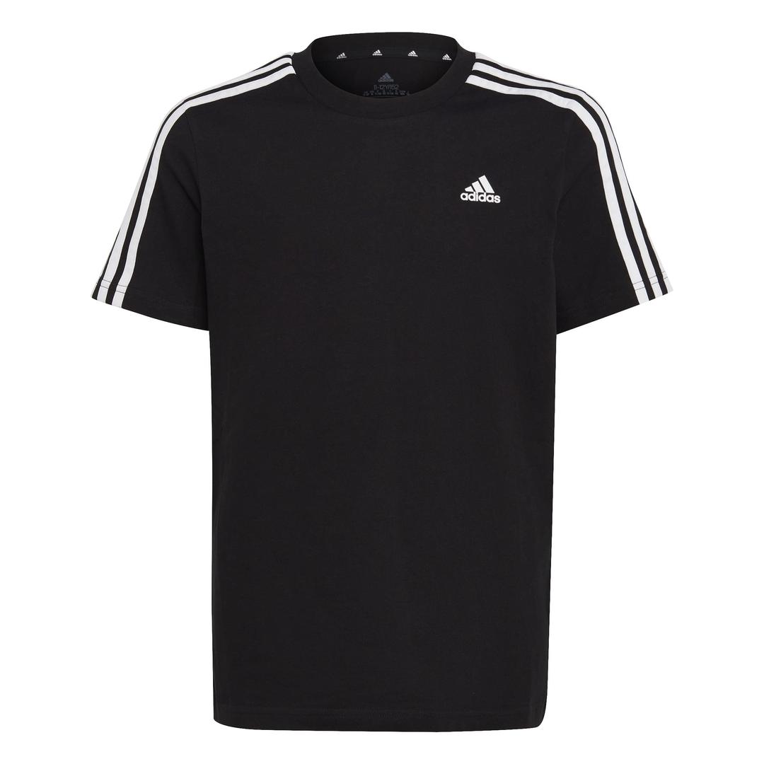 adidasUnisex Child Essentials 3-Stripes Cotton T-shirt