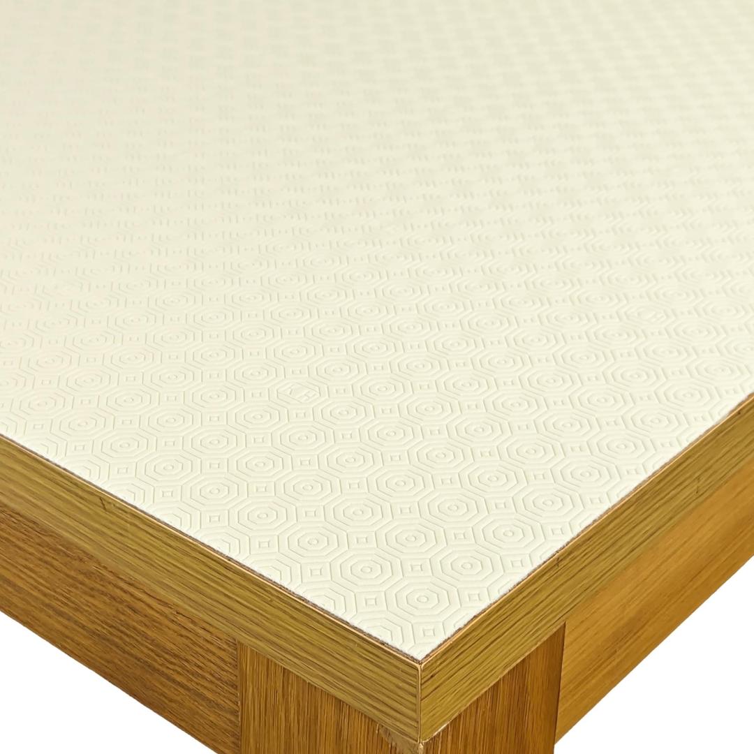 Karina Home 180cm x 100cm Heat Resistant Cream Table Protector