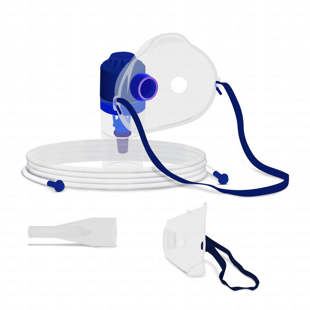 OTICA Nebulizer Mask set for kid & Adults(Flow Adjutsable)