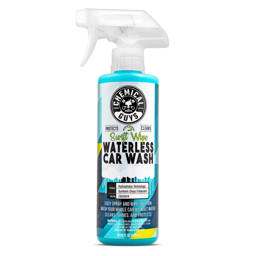 Chemical GuysCWS20916 Swift Wipe Sprayable Waterless Car Wash, Easily Clean - Just Spray & Wipe, Safe for Cars, Trucks, Motorcycles, RVs & More, 16 fl oz