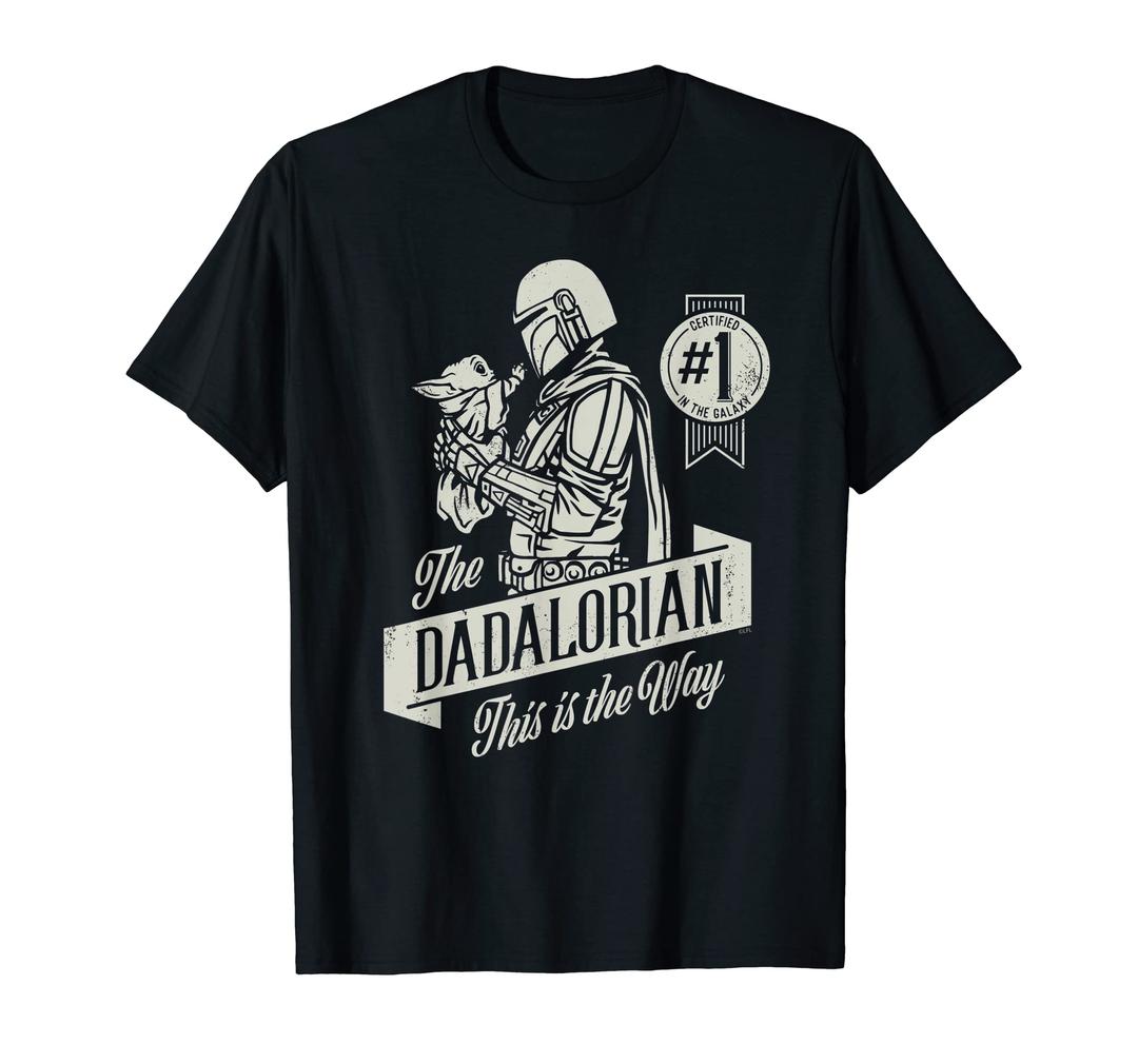 Star Wars The Mandalorian and Grogu Dadalorian Father’s Day T-Shirt