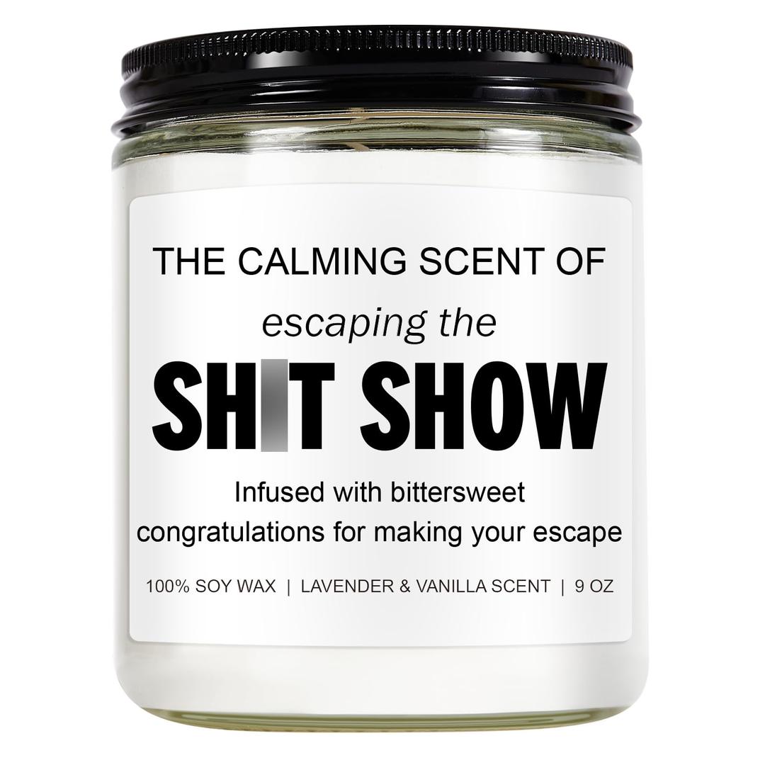 Sarcastic Candles, Farewell Gifts for Coworkers, Goodbye Gifts, Coworker Leaving Gifts for Women, Men, Going Away Gifts for Coworker, Leaving Job Gifts, Moving Away Gifts for Friends