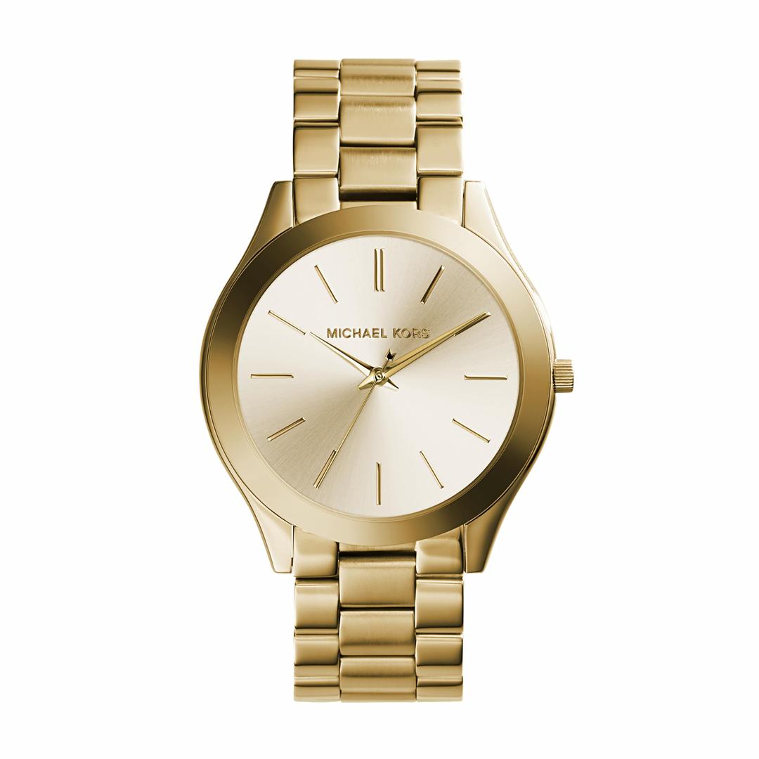 Michael Kors Slim Runway Women's Watch, Stainless Steel Bracelet Watch for Women