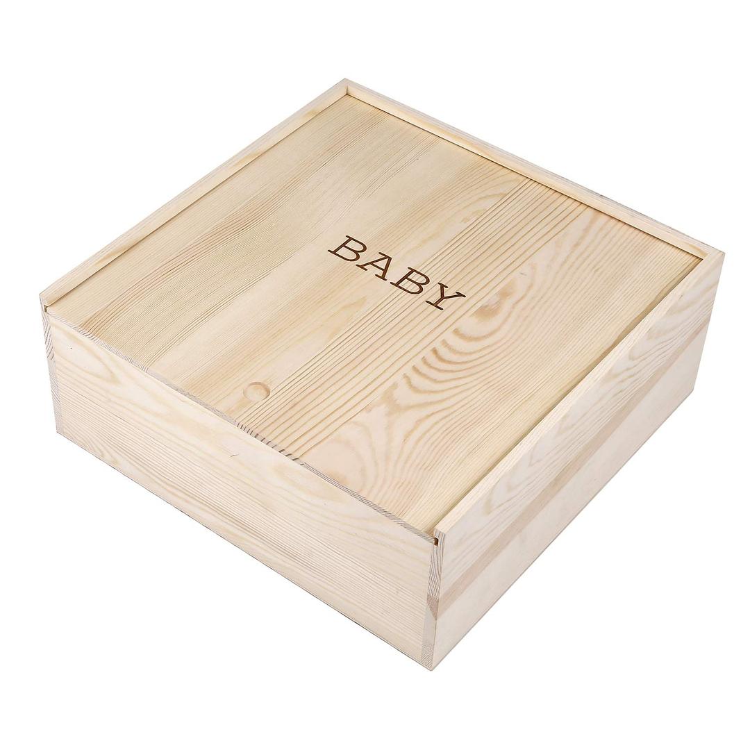 Stephan BabyNatural Pine Keepsake Box, Baby