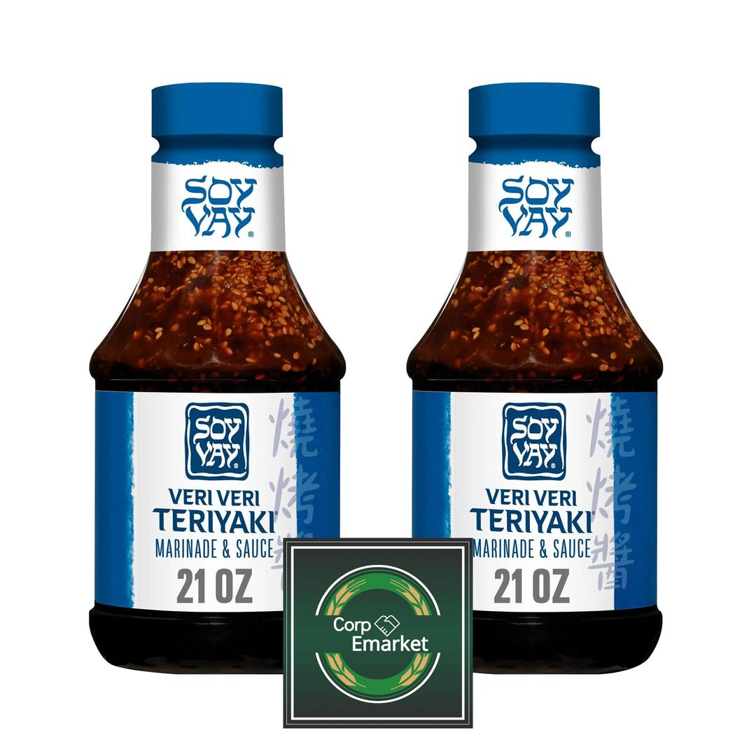 Teriyaki Sauce Veri Veri Teriyaki Marinade and Sauce, 21 fl oz x 2 packs