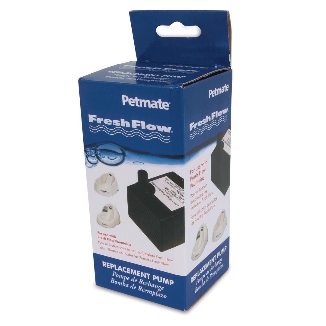 PetmateFresh Flow Deluxe Replacement Pump 120V - Easy Install - AC Adapter and Cord Included (29027),Black