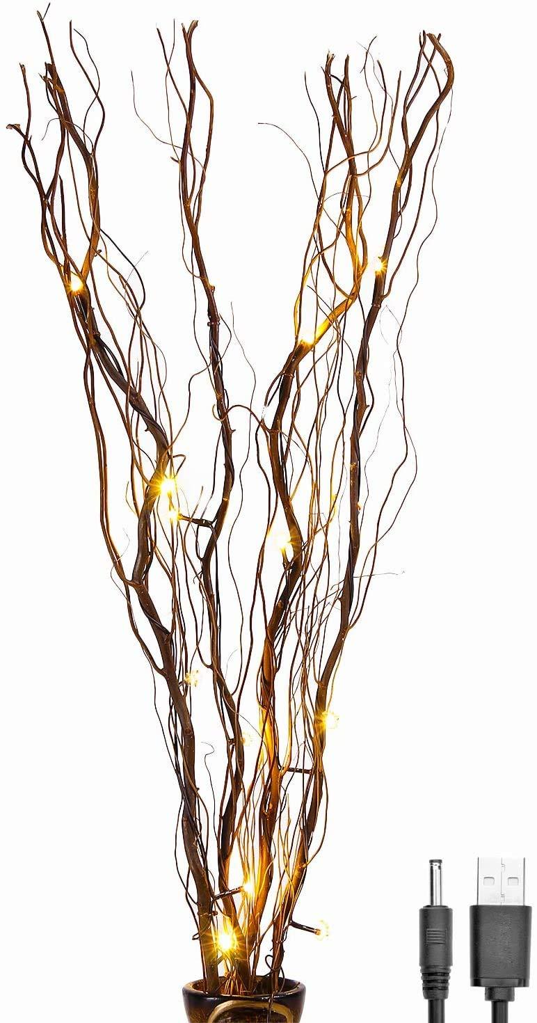 LIGHTSHARELighted Natural Branch (20PCS Brown Branch)