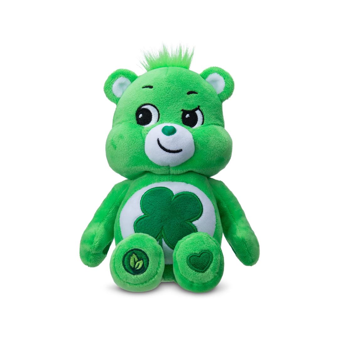 Care Bears 22045 9 Inch Bean Plush Good Luck Bear, Collectable Cute Plush Toy, Cuddly Toys for Children, Soft Toys for Girls and Boys, Cute Teddies Suitable for Girls and Boys Aged 4 Years +