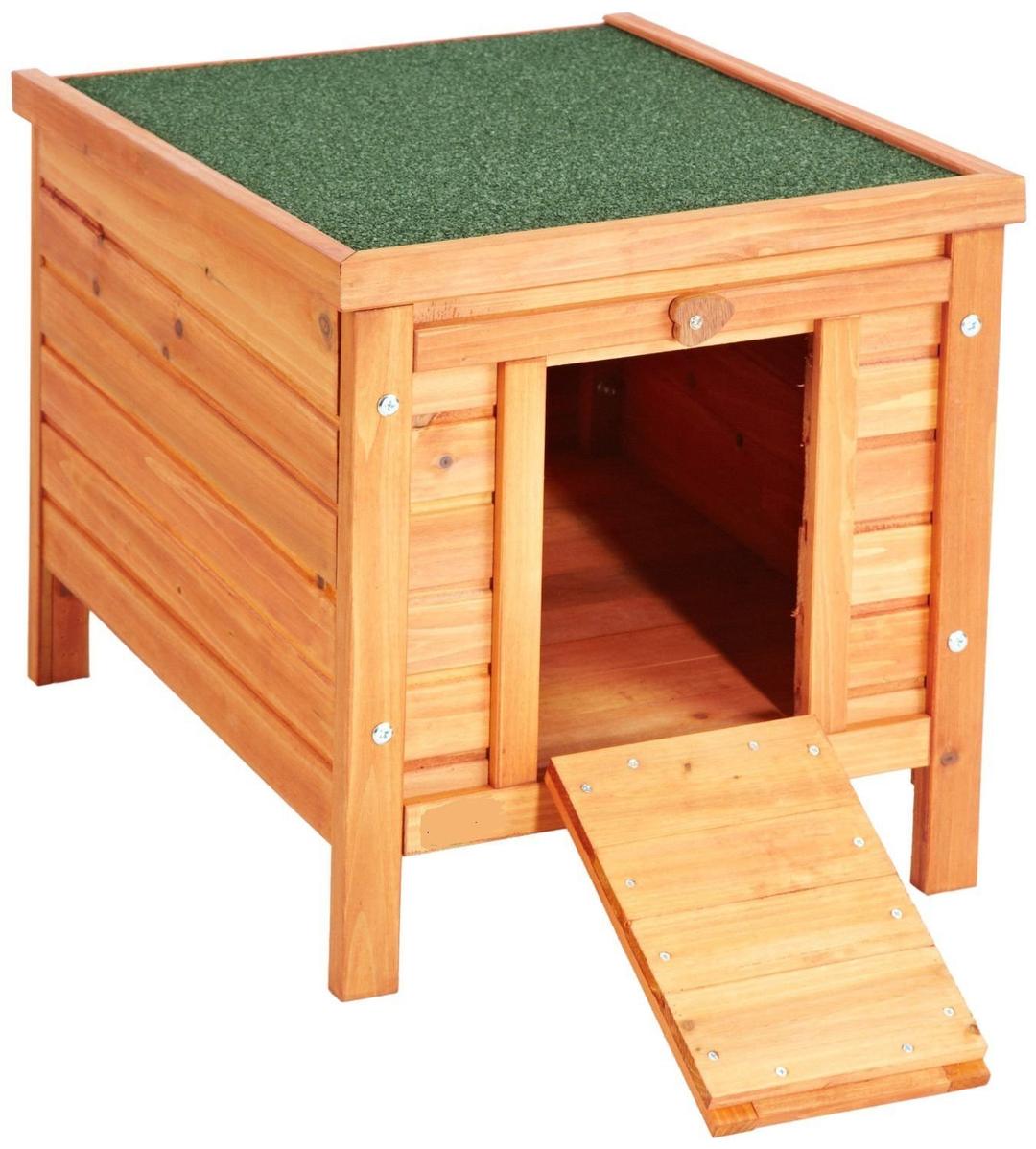 Bunny Business Rabbit/ Guinea Pig Hide House/ Run Hutch, 42 × 43 × 51 cm