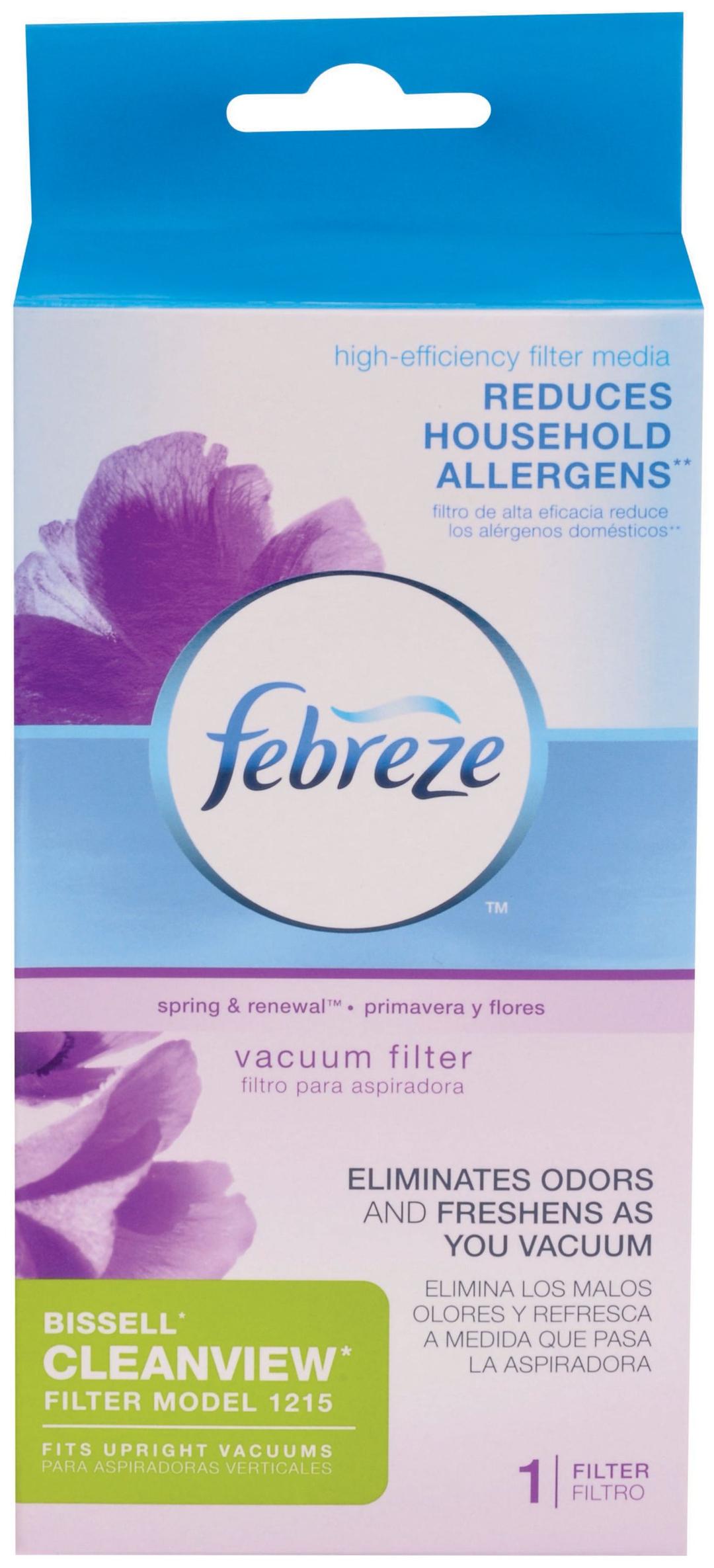 BISSELL Febreze Style 1215 Upright Vacuum Post-Motor Pleated Filter