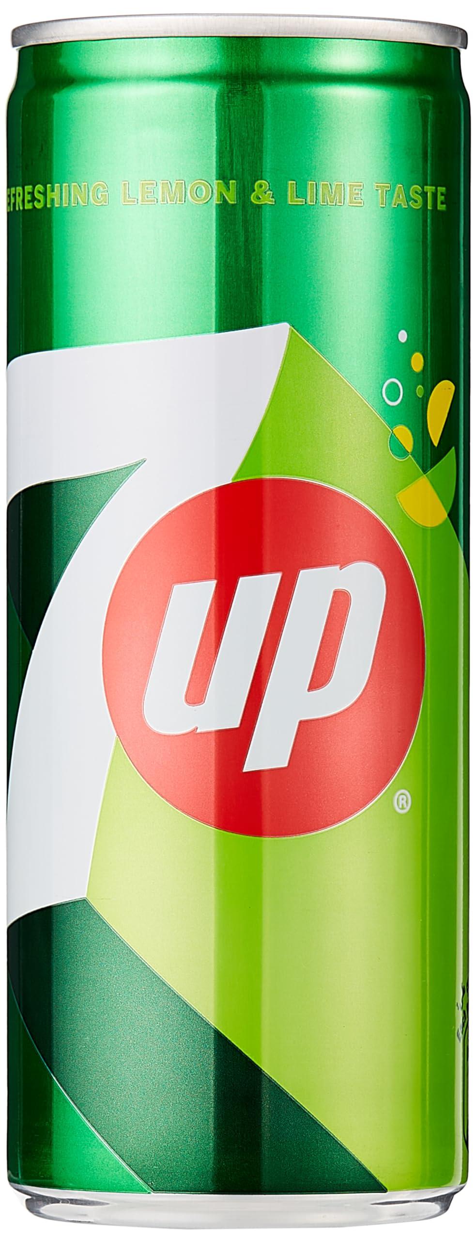 7Up Carbonated Soft Drink, Cans, 6 X 245 Ml