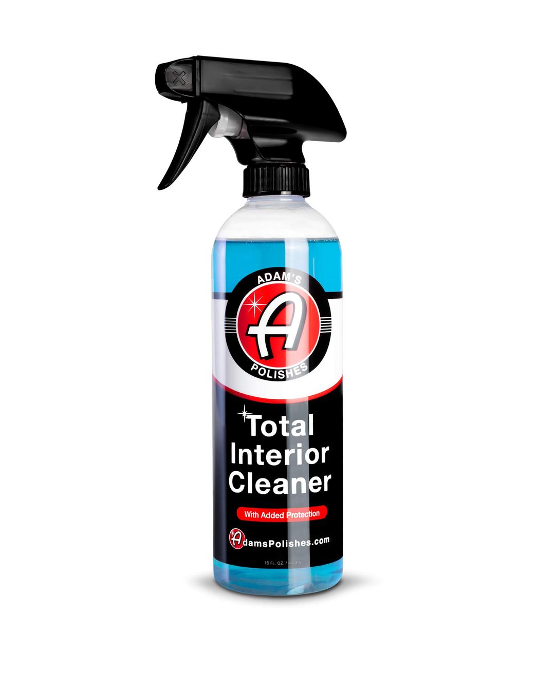 Adam's PolishesTotal Interior Cleaner & Protectant (16oz), Quick Detailer & SiO2 Protection, Ceramic Infused UV Protection, Anti-Static, OEM Finish, For Leather, Vinyl, Plastics, Glass & More