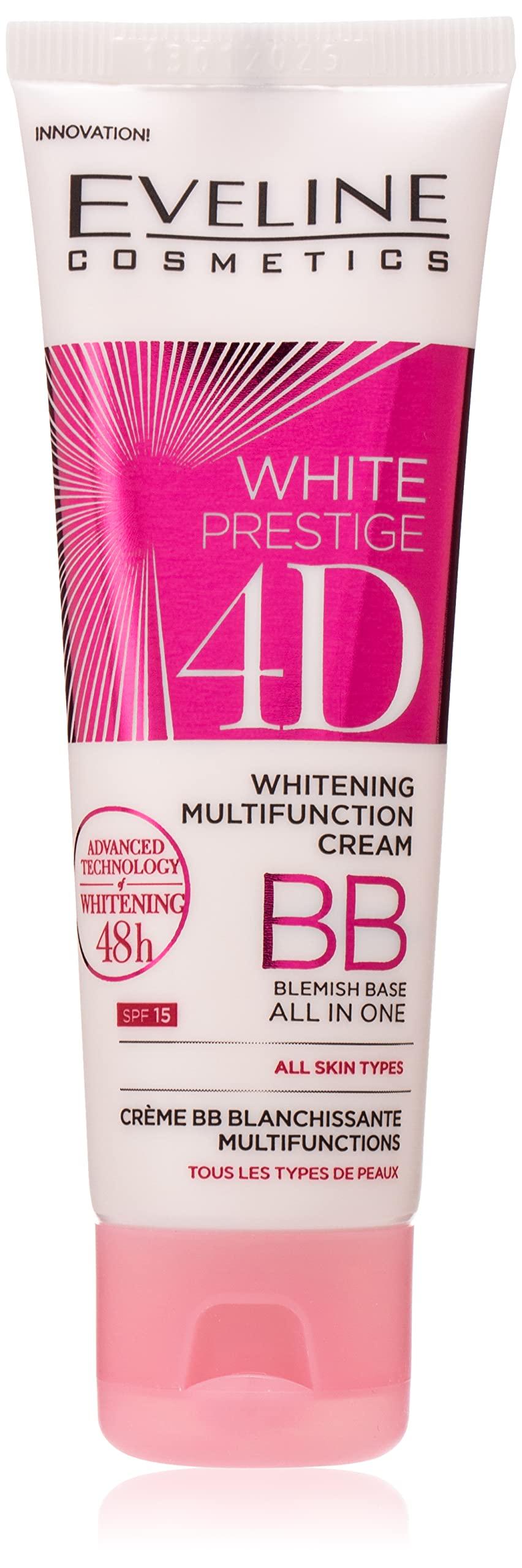 Eveline Cosmetics Evenline Cosmetics White Prestige 4D Whitening Multifunction Bb Cream, 50 ML