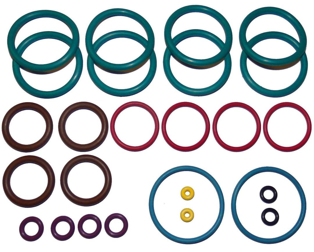 Captain O-Ring O-Ring Kit Replacement for Crosman Benjamin Marauder BP1763/BP1764 .177 & BP2263/BP2264/BP22SA/BP22SAW .22 Air Rifle Full 2X Color Coded Rebuild Kit