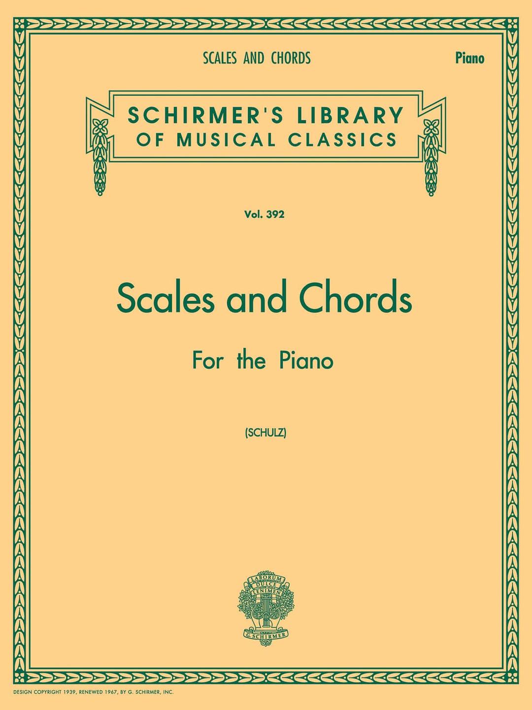 Scales and Chords in all the Major and Minor Keys: Schirmer Library of Classics Volume 392 Piano Technique (Schirmer Library of Classics, 392) Paperback – November 1, 1986