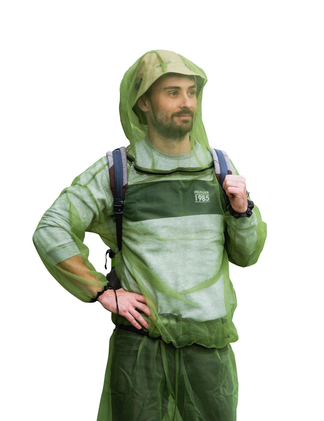 HENNCHEE Mosquito Suits for Adults, Mesh Net Bug Jacket Pant Suit, Outdoor Full Body Protection Mosquito Proof Clothing