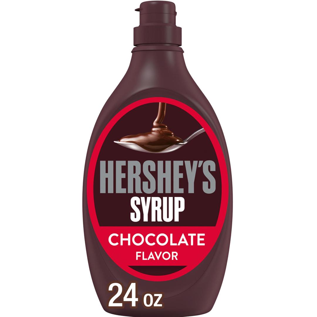 HERSHEY'S Chocolate Syrup Bottle, 24 oz