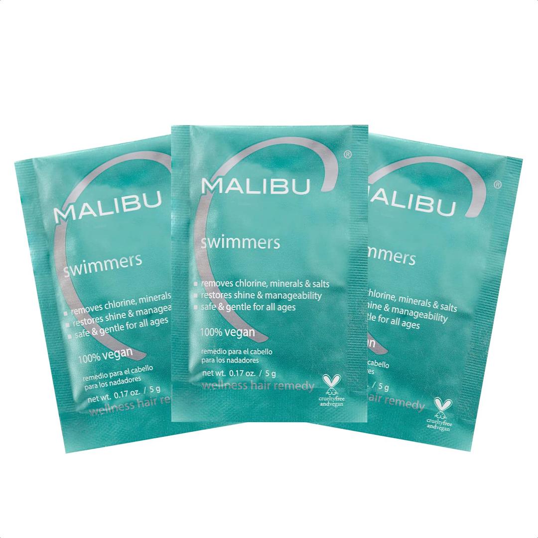 Malibu CSwimmers Wellness Hair Remedy - Prevents and Protects Hair Discoloration from Chlorine & Pool Elements - Hydrating Vitamin C Complex for Healthier Hair