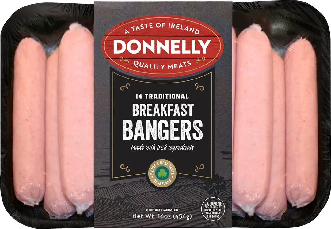 DonnellyIrish Style Breakfast Sausage 454g (16oz) 5 Pack