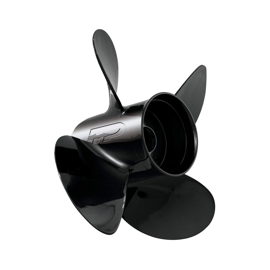 Turning Point Propellers 21501930 Hustler 4-Blade Aluminum Propeller for 90-300+hp Engines with 4.75" Gearcase-14 x 19", Right Hand Prop LE-1419-4