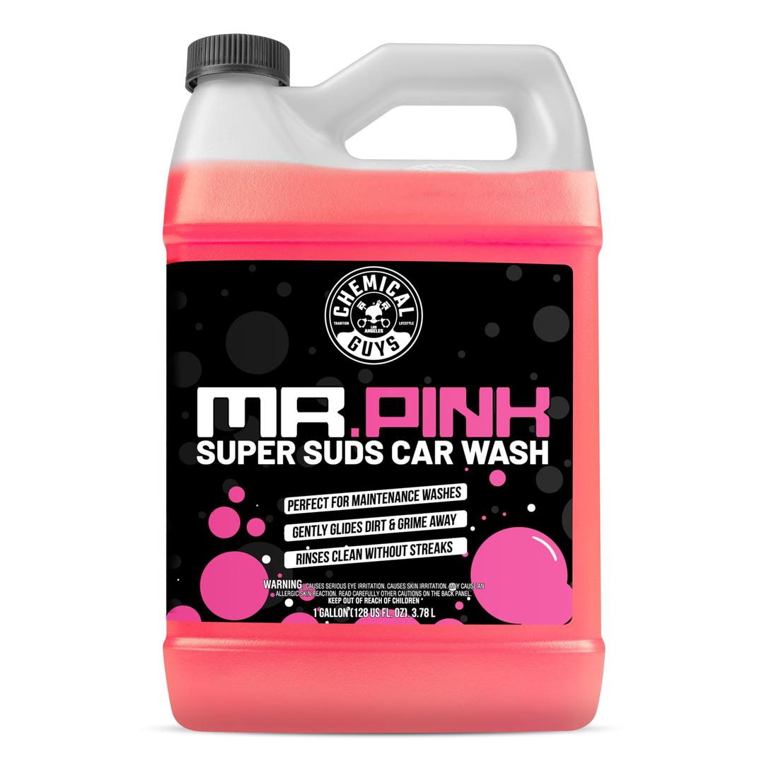 Chemical Guys CWS_402 Mr. Pink Foaming Car Wash Soap (Works with Foam Cannons, Foam Guns or Bucket Washes) Safe for Cars, Trucks, Motorcycles, RVs & More, 128 fl oz, Candy Scent