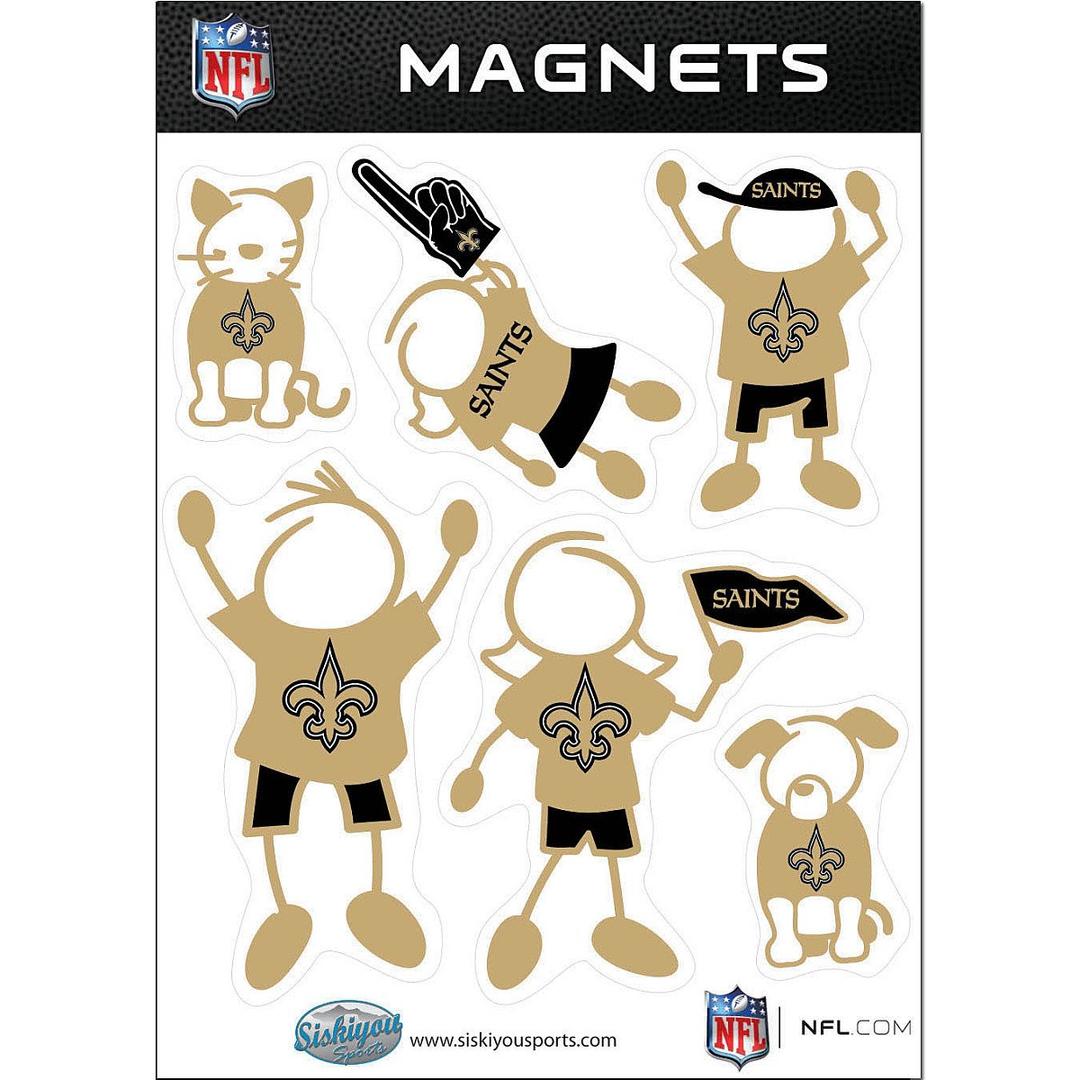 Siskiyou NFL Family Magnet Set