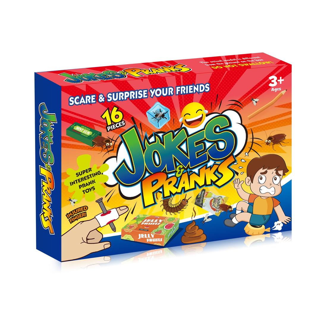 Prank Kit | Pranks for Kids | Joke Box-Ultimate Gift Set 20 Ultimate Practical Jokes and Pranks for Kids | Prank Toys Pack Set Box for Gifts