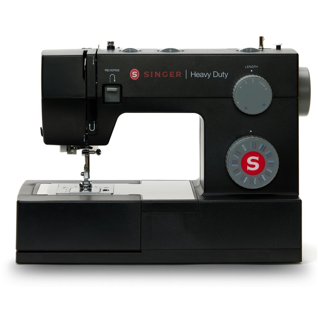 SINGERHeavy Duty 4432 High Speed Black Sewing Machine with Accessory Kit | Strong Motor with Enhanced Piercing Power, 110 Stitch Applications, Full Metal frame, 1-step Buttonhole & LED Light