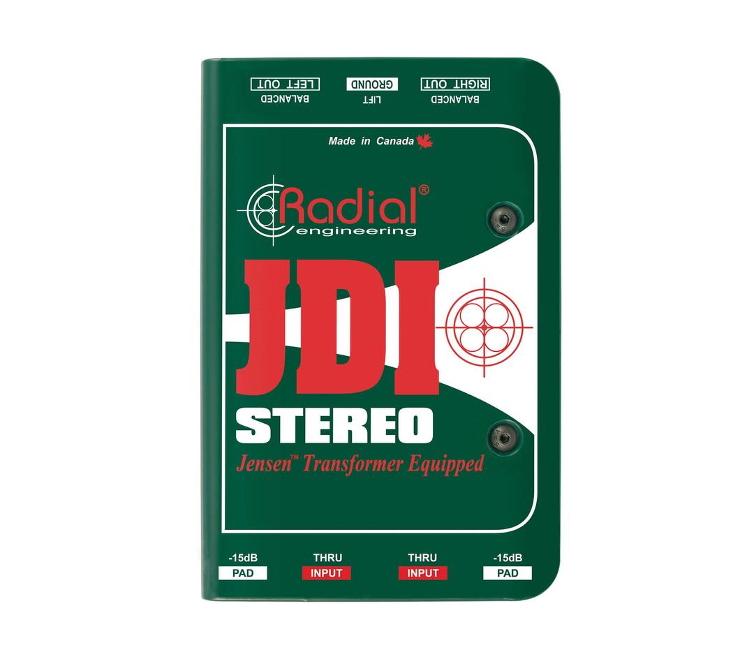 Radial JDI Stereo Premium Passive DI - DI Box