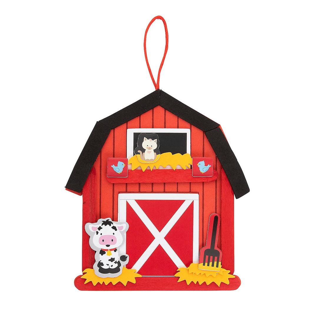 Fun Express Farm Barn Craft Kits for Kids | 12 Pc | 5 Inch