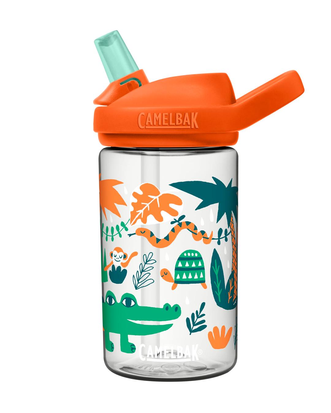 CamelBak eddy+ 14oz Kids Water Bottle with Tritan Renew – Straw Top, Leak-Proof When Closed