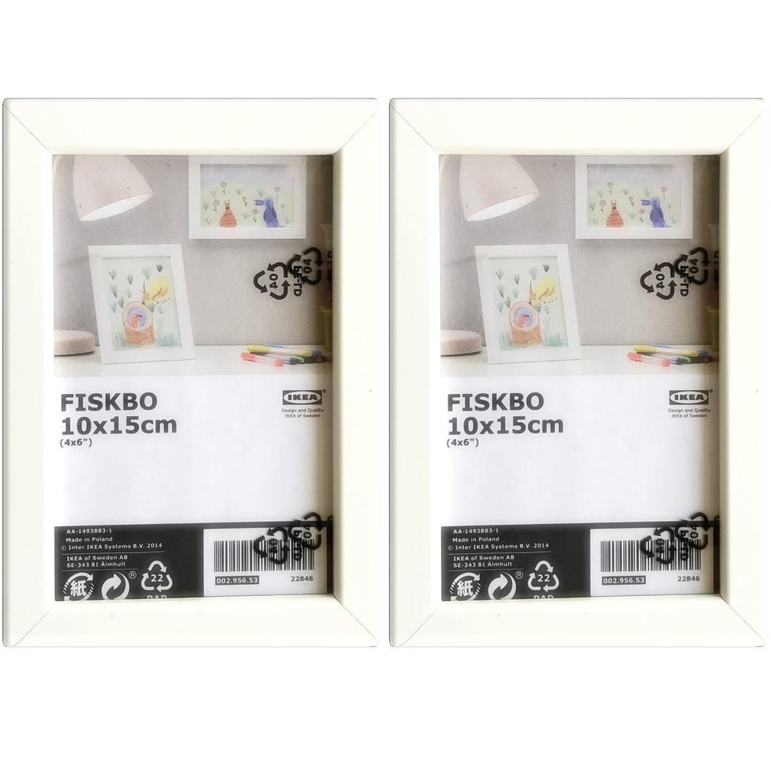 FISKBOPhoto Frame (White, Set of 2)