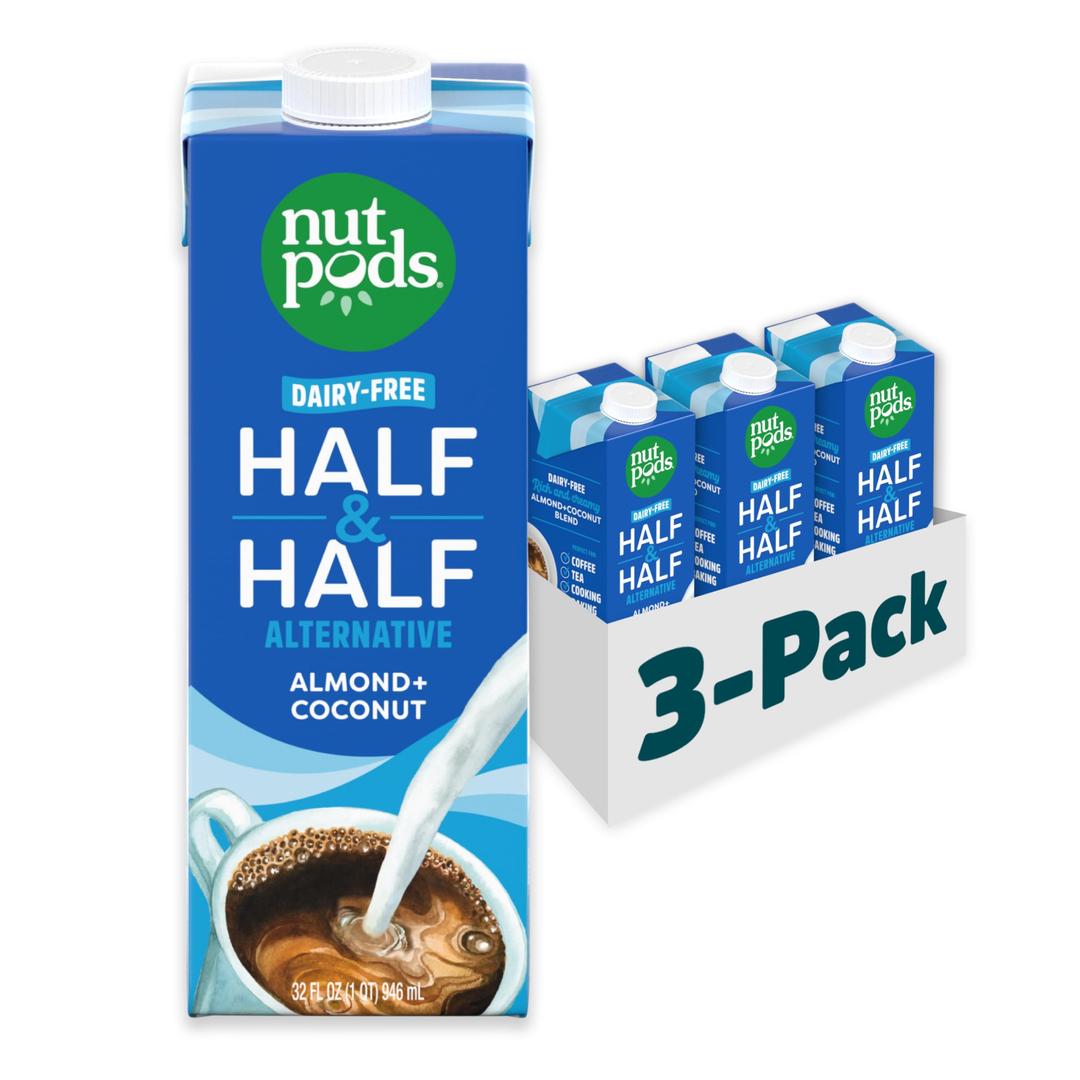 nutpods unsweetened Half & Half Dairy-Free Coffee Creamer