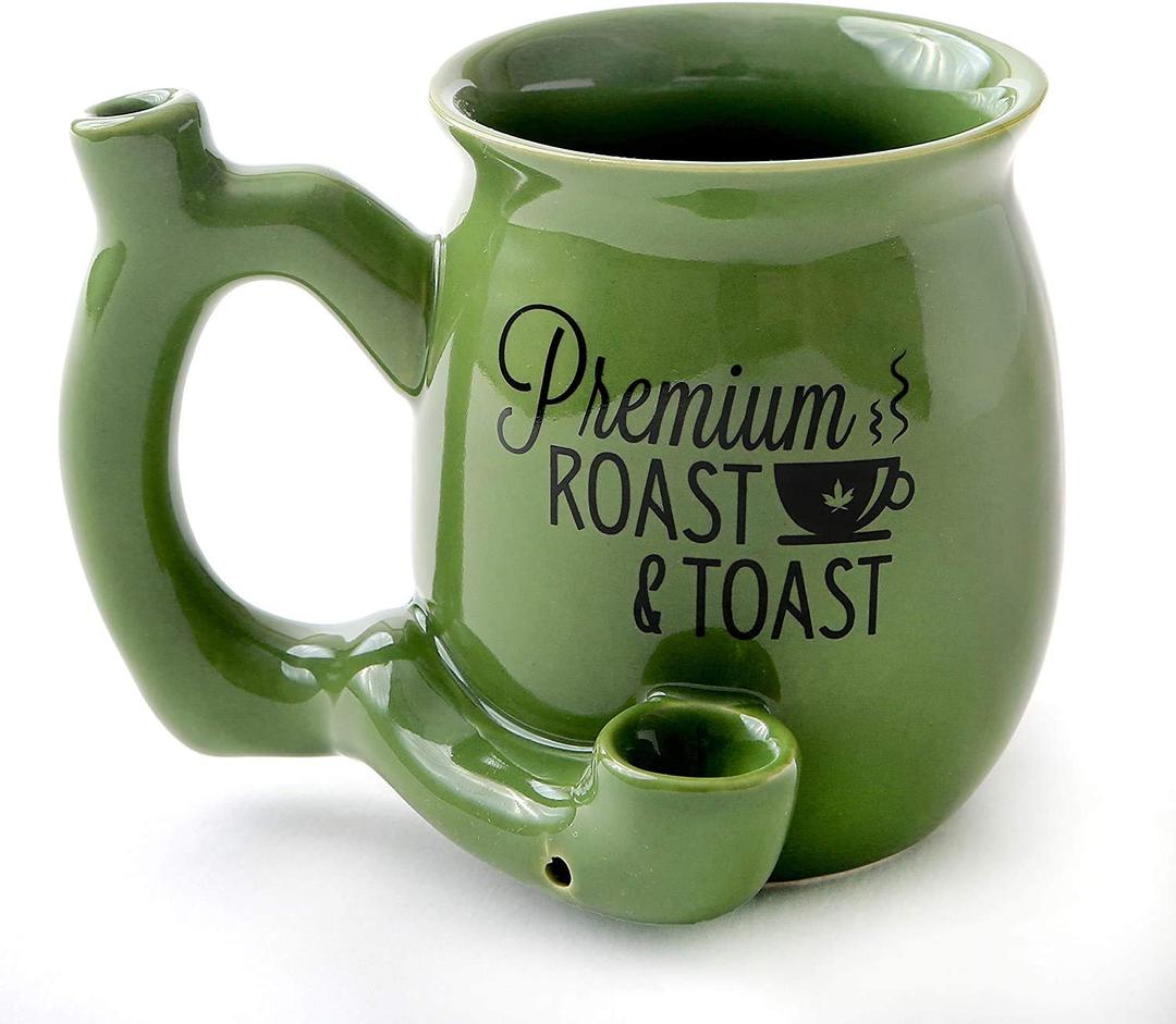 FASHION CRAFT ROAST & TOAST SINGLE WALL MUG (Green)