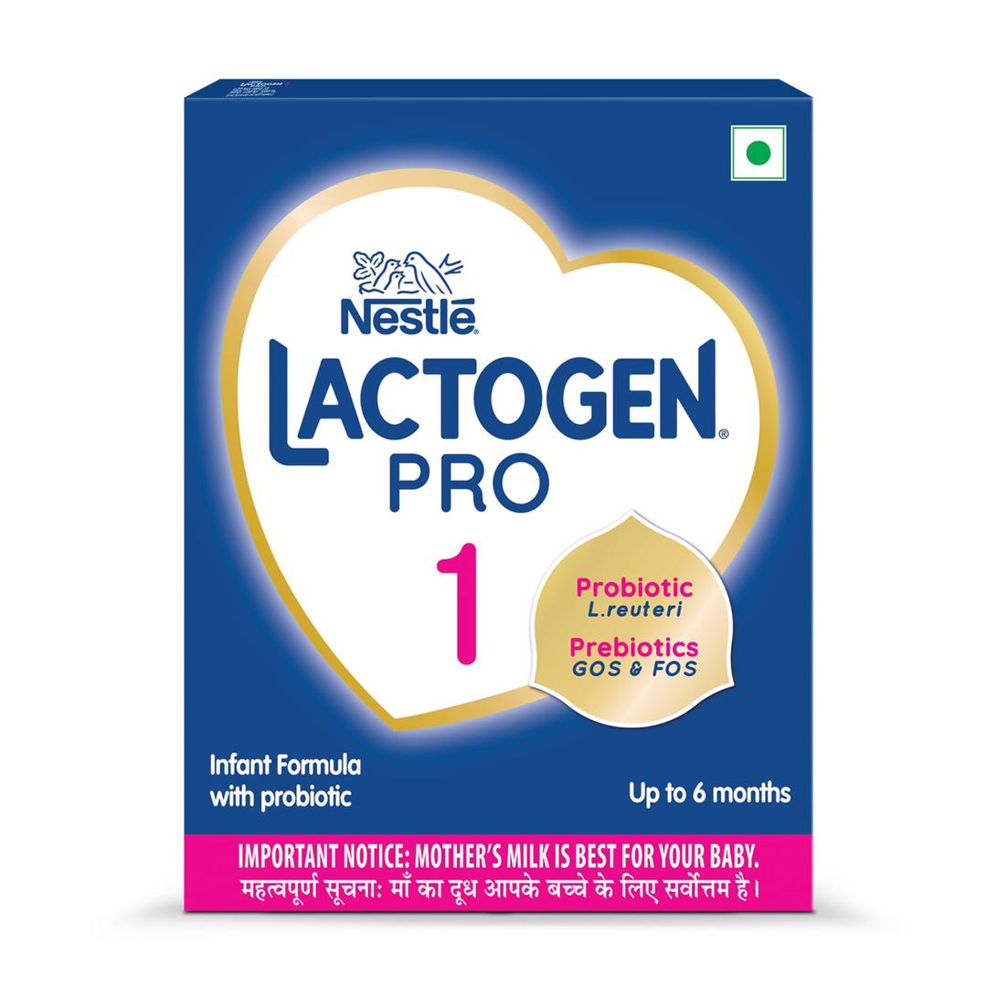 Lactogen Pro 1 Powder, Infant Formula Up To 6 Months With Probiotic And Prebiotics, Bag-In-Box Pack, 400g