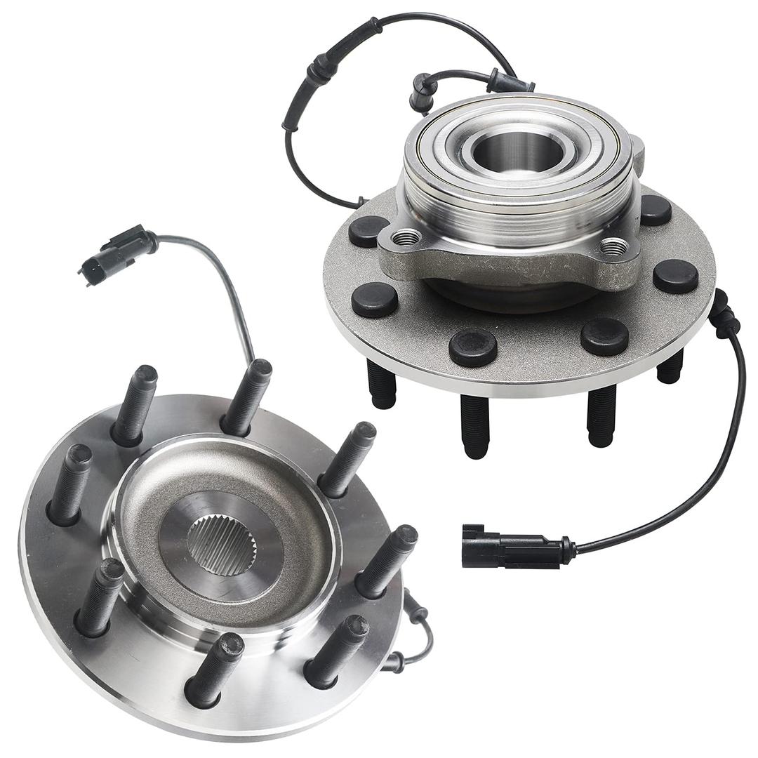 Detroit Axle - 4WD Front Wheel Bearing Hubs for 2006-2008 Dodge Ram 2500 3500 [8-Lug Wheel Models], 2007 Wheel Bearing and Hubs Assembly Replacement