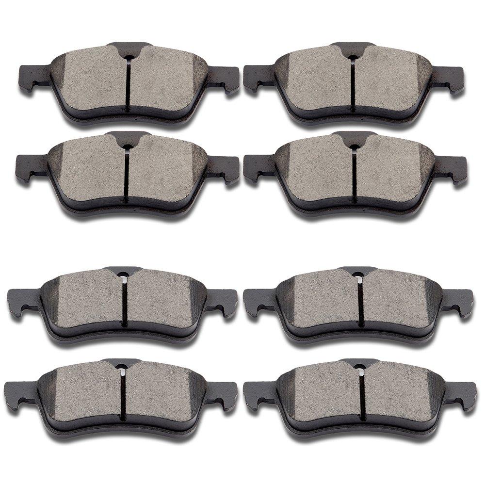 D939 D1060 cciyu Ceramic Front Rear Brake Pad Set Fit for 2002 2003 2004 2005 2006 2007 2008 for Mini Cooper