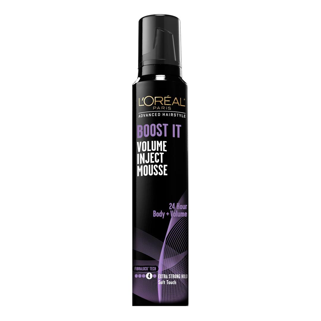 L'Oreal ParisHair Care Advanced Hairstyle Boost It Volume Inject Mousse, 8.3 Ounce