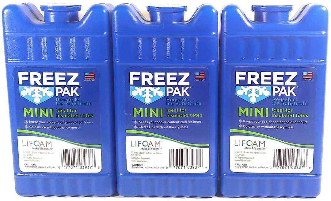 Lifoam FREEZ PAK ICE Pack (3 Pack, 8.5 Ounce)