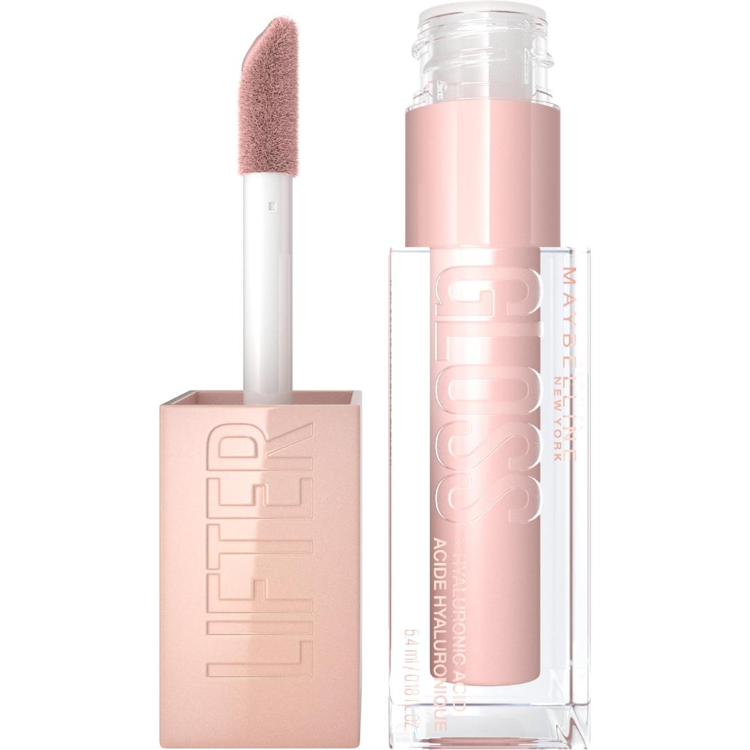 MAYBELLINELifter Gloss, Hydrating Lip Gloss with Hyaluronic Acid, Ice, Pink Neutral, 0.18 Ounce