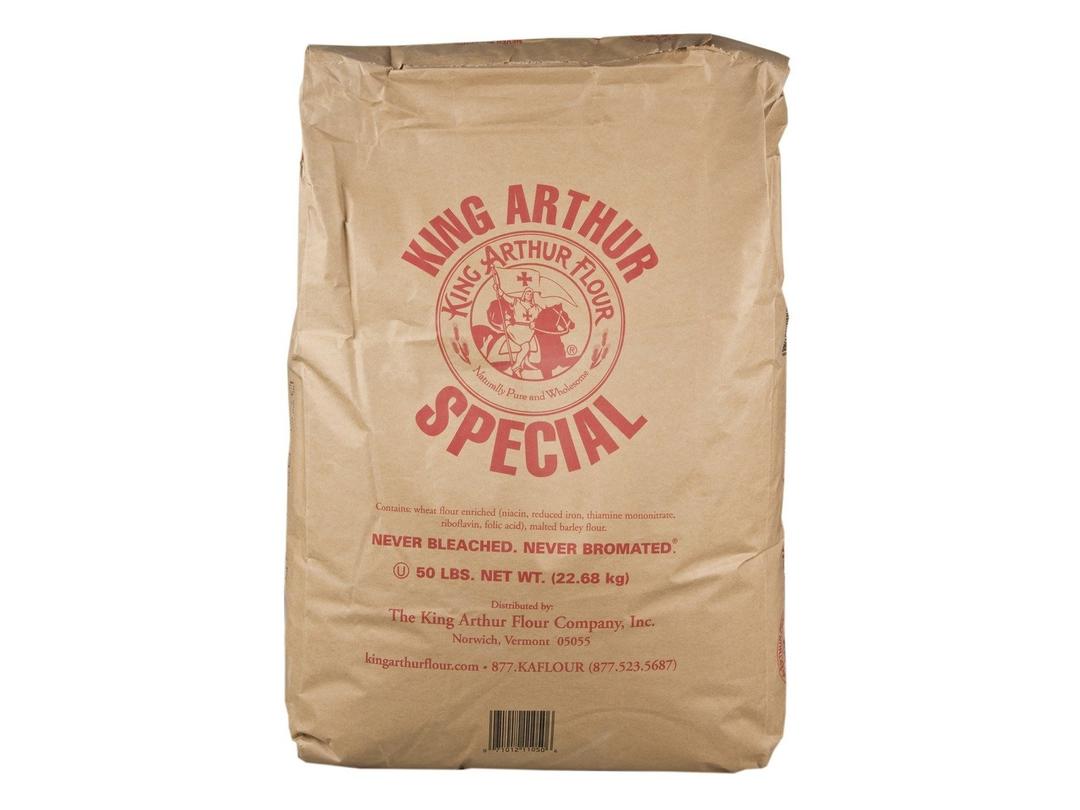 King ArthurUnbleached Bread White Flour, 50 Pound