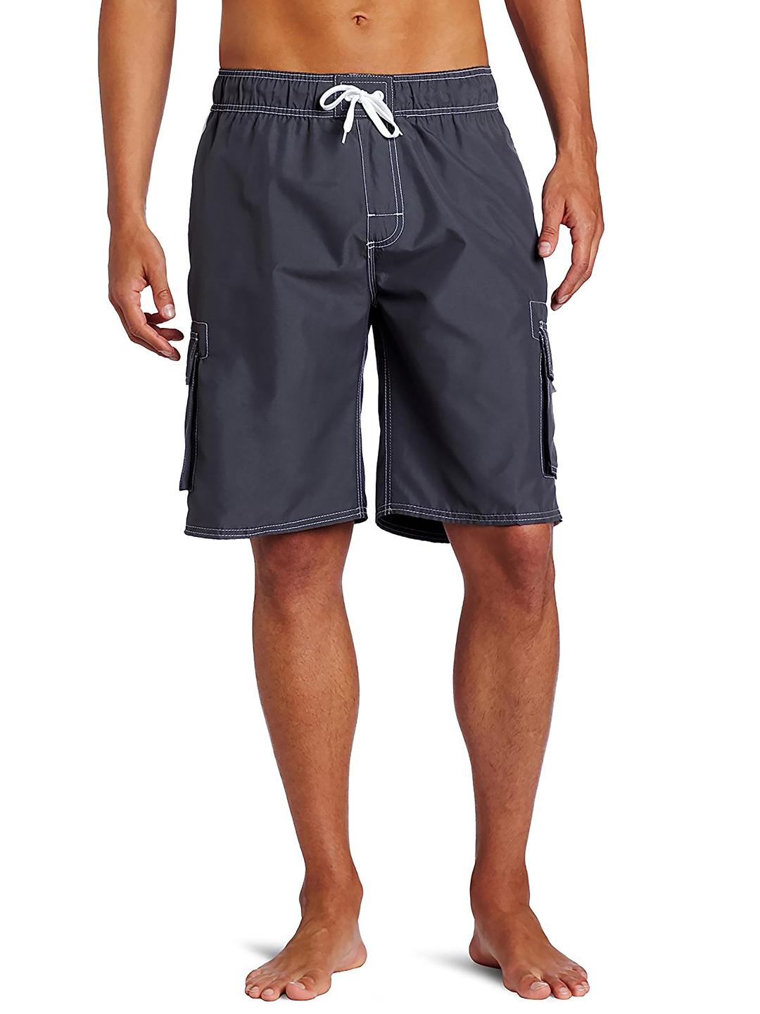 Kanu SurfMen's Barracuda Swim Trunks, 9" Inseam (Regular & Extended Sizes)