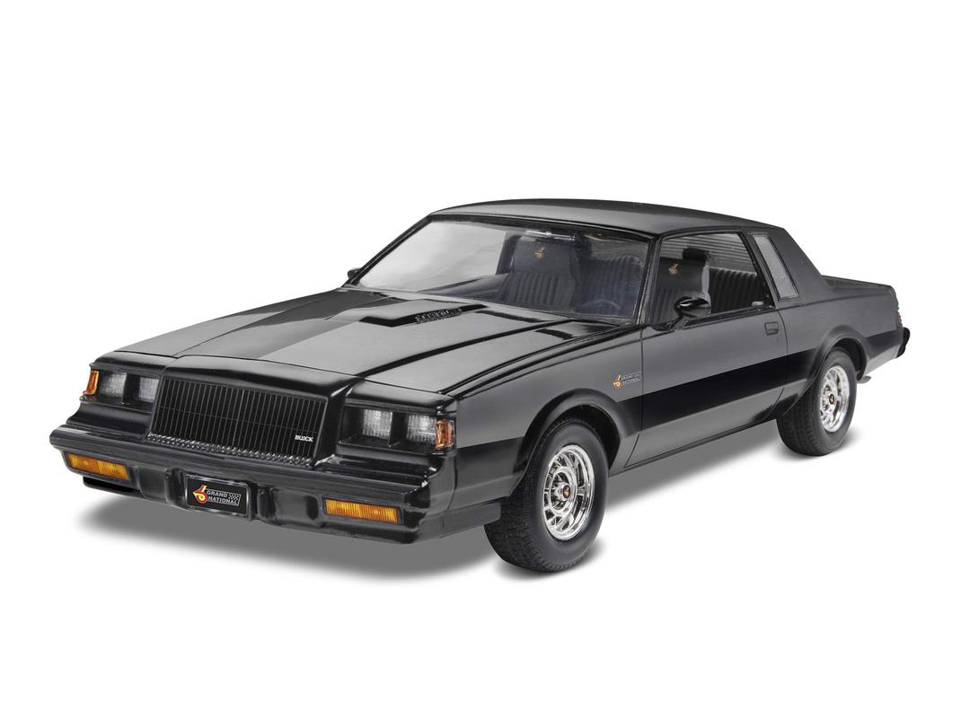 Buick Grand National 2'N1 Revell-'87 Monogram Model Plastic Mounting Kit, 1:24 Scale , Black, 12 years old and up