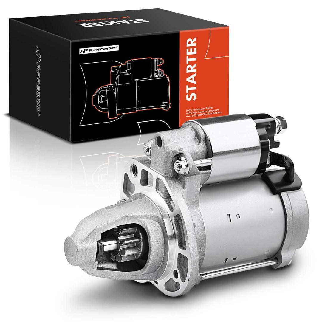 A-Premium Starter Motor Compatible with Jeep Grand Cherokee WK2 2011 2012 V6 3.6L, 12V 1.3KW 9 Teeth Clockwise, Replace# 410-52407, 4801852AB