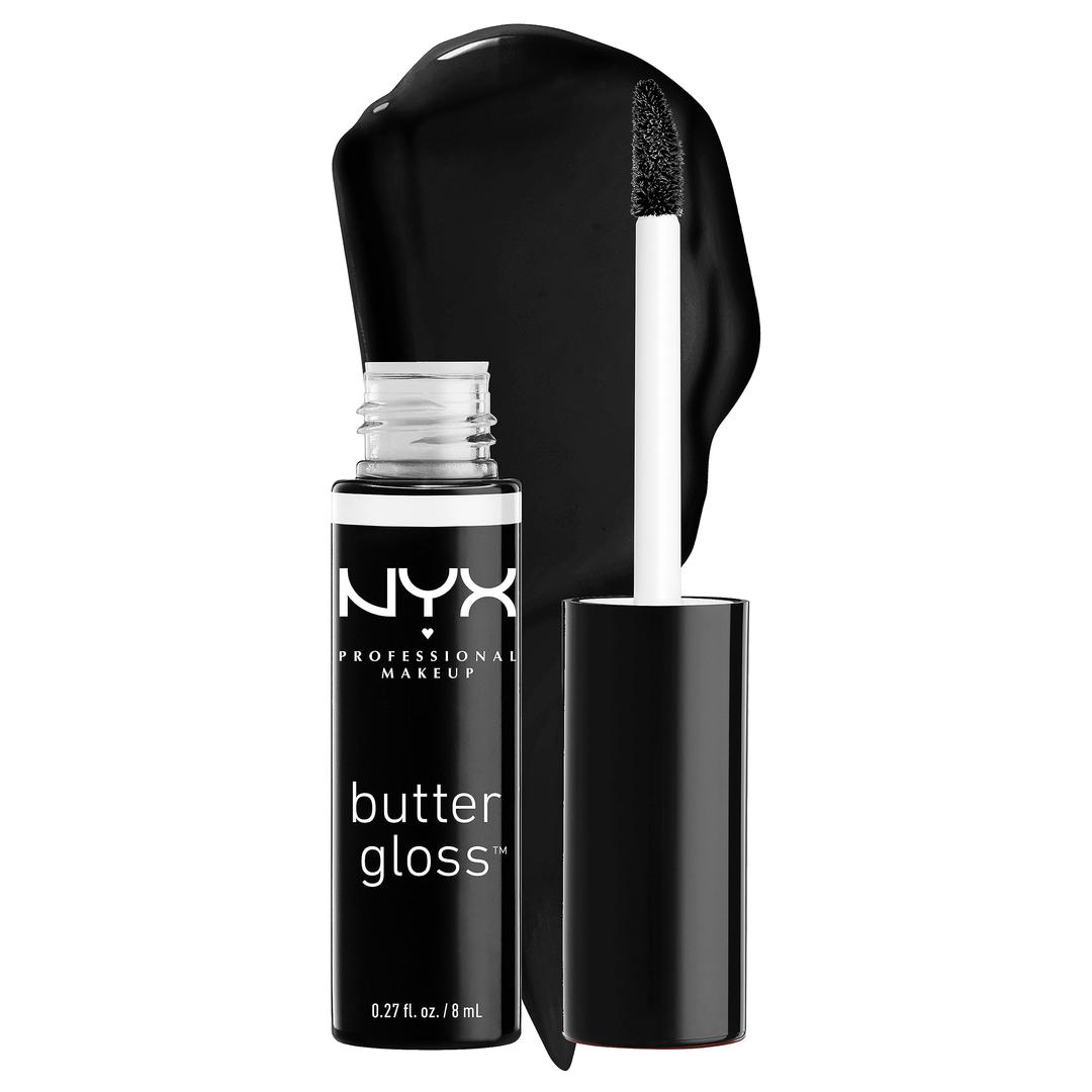 NYX PROFESSIONAL MAKEUPButter Gloss, Non-Sticky Lip Gloss - Licorice (Black)