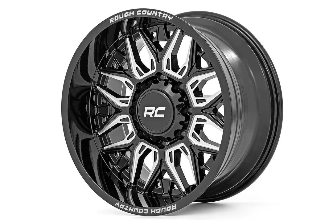 Rough Country 86 Series One-Piece 20x10 8x6.5 Gloss Black Wheel - 86201010