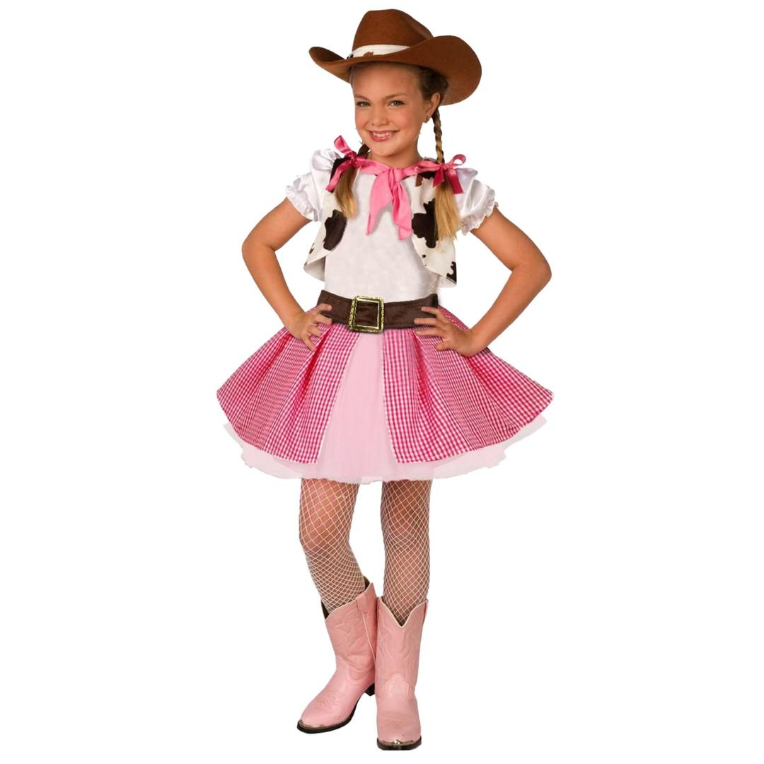 MorphPink Cowgirl Costume for Girls, Cowgirl Halloween Costumes for Girls, Girls Cowgirl Outfits, Cowgirl Outfits for Girls